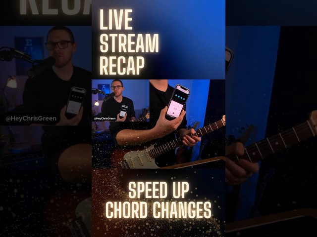 Speed Up Your Chord Changes! Guitar Lessons LIVE Recap 🎸🥳 #Guitar #GuitarLessonsLive #Music