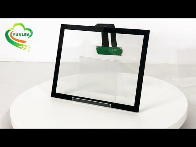 YUNLEA custom available multi touch ITO glass 15 inch capacitive touch screen panel