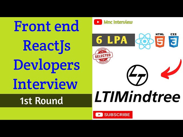 LTI mindtree front end developer interview | react js developer interview 2023| javascript interview