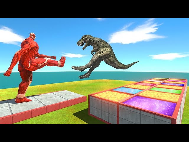 Mega Kick in Molten Lava or Portals - Animal Revolt Battle Simulator