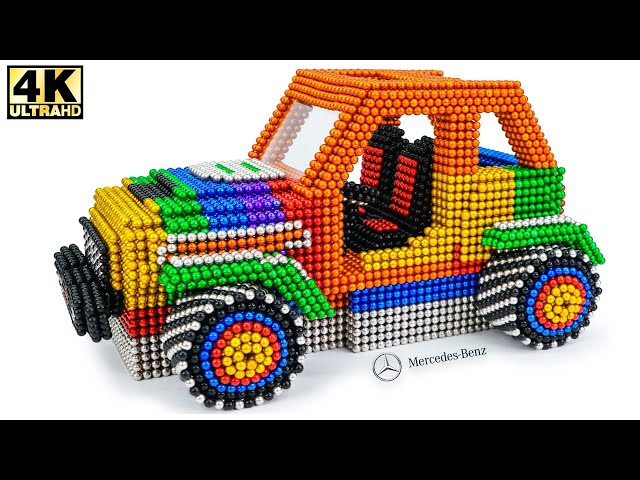 DIY - How To Make Mercedes G Class Pickup Truck with Magnetic Balls Satisfying - Magnet Ideas 4K