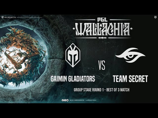 [Official Bahasa] Team Secret vs Gaimin Gladiators - Swiss Stage- PGL Wallachia @AvilleYT