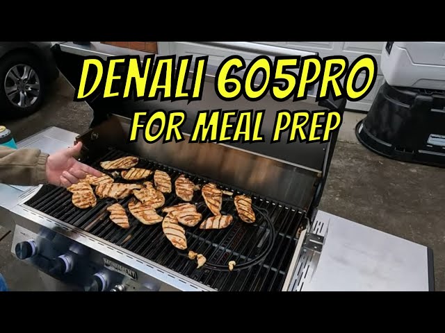 Denali 605 Pro Massive Chicken Breast Cook #monumentgrills #mealprep