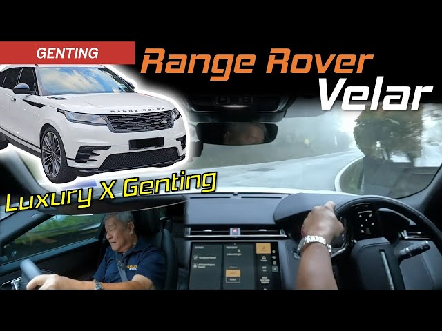 Range Rover Velar Tackles Genting Hillclimb - Wet And Misty | YS Khong Driving