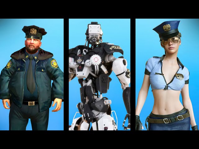 POLICE In 17 Different Games