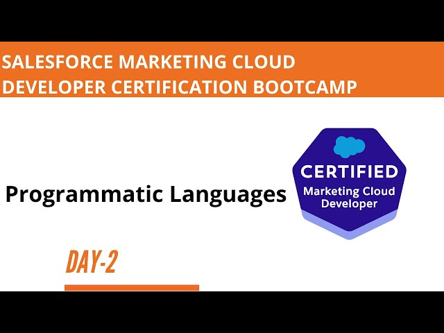 MCDBootcamp   Day 2 Programming Languages