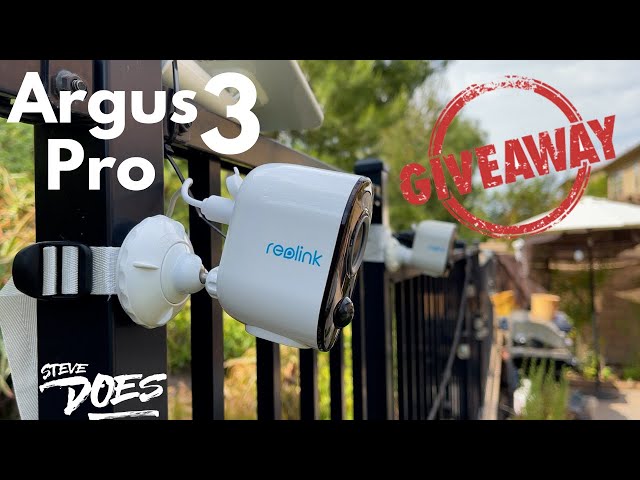 Reolink Argus 3 Pro (2K Camera) Review + Giveaway!