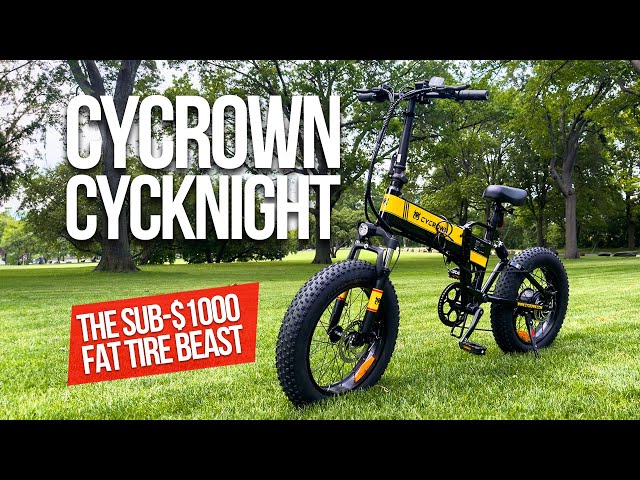Sub-$1000 Powerful Fat Tire eBike: The Cycrown Cycknight (...Try Saying That Twice!)