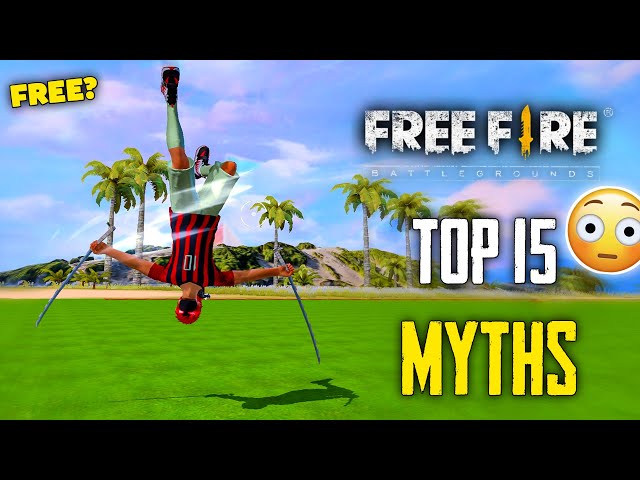 Top 15 Mythbusters in FREEFIRE Battleground | FREEFIRE Myths #254