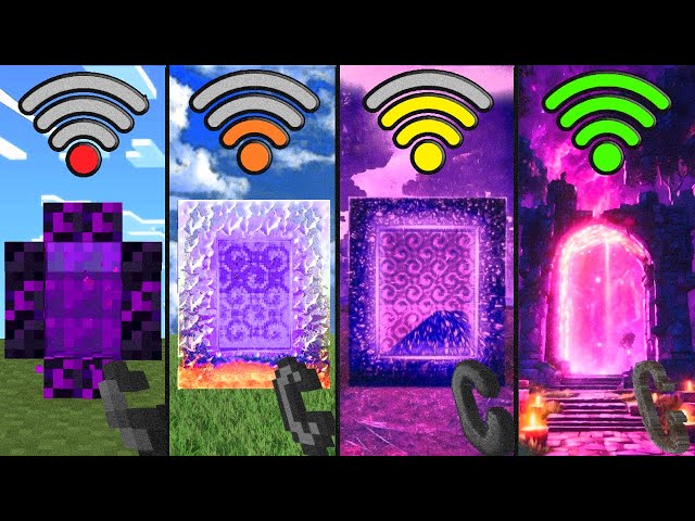 nether portals using with different Wi-Fi in Minecraft