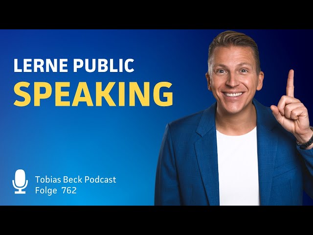 Public Speaking mit diesen 3 einfachen Skills | Tobias Beck