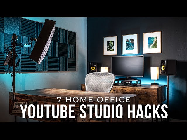7 Tips to Streamline a Small Studio Space (My YouTube Office Setup Tour)