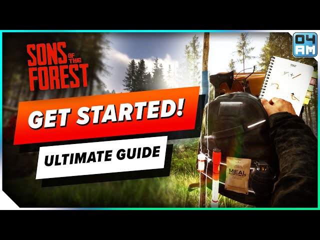 Sons of The Forest ULTIMATE Starter Guide - Everything You Need To Know To Get Started!