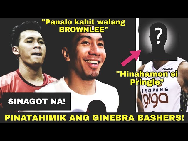 PINATAHIMIK LAHAT NG BASHERS!| ASA KAY BROWNLEE TAG!| PLAYER NA GUSTO BANATAYAN SI PRINGLE!| PBA