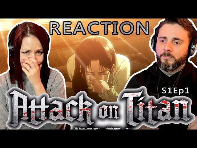Already Crying! 😭 | Her First Reaction to Attack on Titan | S1 E1 [REUPLOAD]