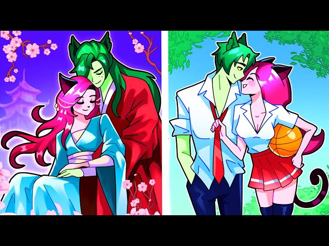 Our LoveStory In Past VS In Future || Anime Style by Teen-Z Like