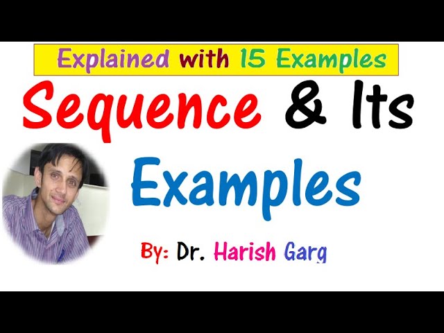 Sequences and Its Examples