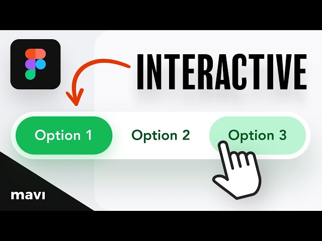 Create a TOGGLE BUTTON (Option Switcher) With a HOVER Functionality (Figma Tutorial)