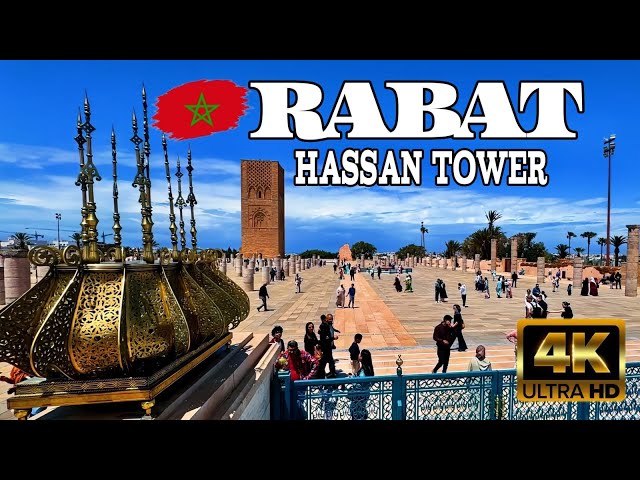 Exploring RABAT, MOROCCO - Stunning Hassan Tower and Royal Mausoleum [4K]