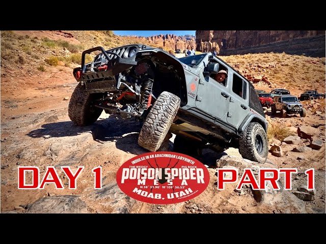 Poison Spider Moab, Utah PART 1 in a JL Rubicon and sport *offroad