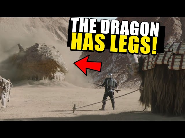 The Krayt Dragon has Legs! -- Hidden Details and more from the Mandalorian