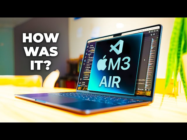 M3 MacBook Air after a week | developer's machine