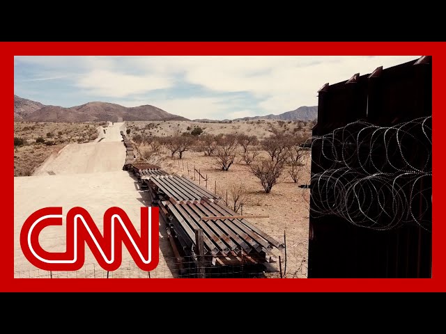 Work has stopped on Trump's border wall. See how it looks now