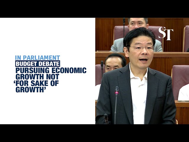 Pursuing economic growth to secure better outcomes for S’poreans, not for ‘sake of growth’: DPM Wong