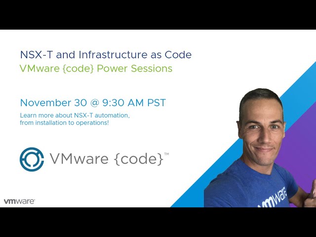 NSX-T and Infrastructure as Code