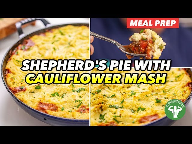Meatless Monday - Vegan Shepherd's Pie with Cauliflower Mash
