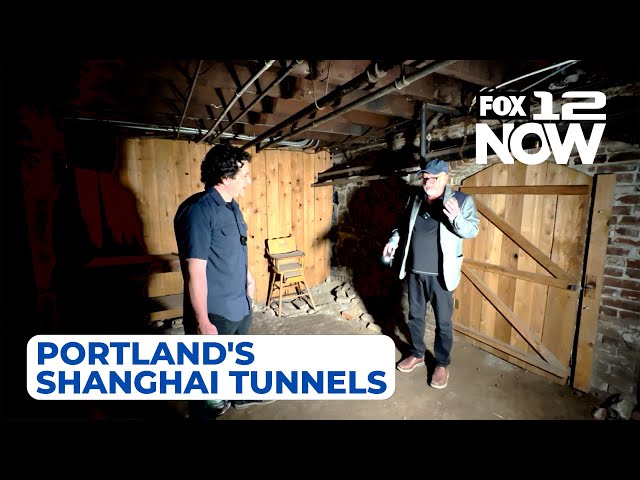 LIVE: An inside look at Portland's Shanghai Tunnels and their history