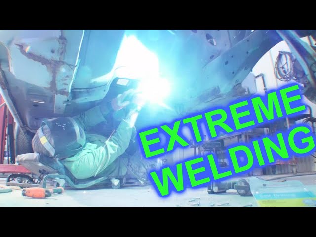 How To Restore A Rusted Out Car Part 40 - WELDING RUST