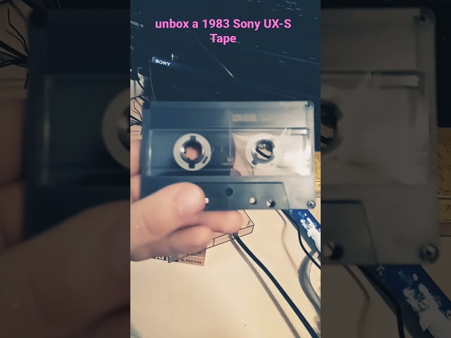 😁🙌 Unbox an 1983 Sony UX-S Tape and making an oldschool Rave Mixtape 📼👍