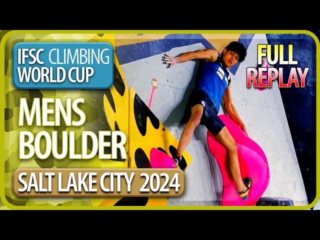 Boulder Finals | Salt Lake City | Mens | 2024 | Full Replay
