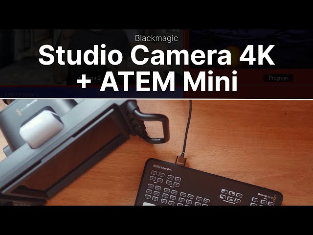 BMD Studio 4K cameras & ATEM Mini - Tally, SDI and Colour // Show and Tell Ep.86