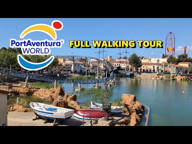 PORTAVENTURA WORLD | FULL WALKING TOUR | SALOU, SPAIN