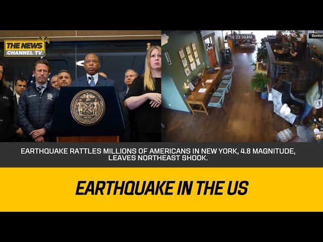 Earthquake rattles millions of Americans in New York, 4.8 magnitude, leaves Northeast shook.