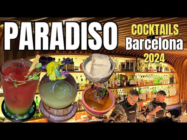 PARADISO in Barcelona 🇪🇸 | Bartende | Bartour 2024🍸| Vlog