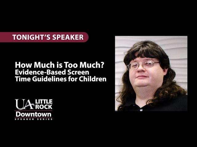 How Much is Too Much? Evidence-Based Screen Time Guidelines for Children - Chris Lloyd (PROMO)
