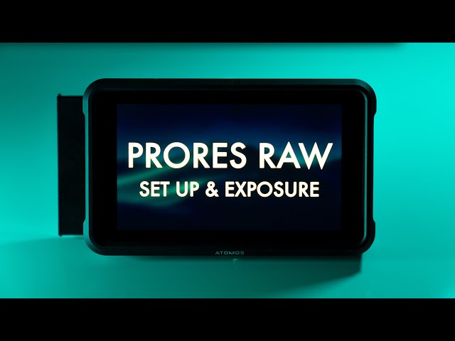 Setting up PRORES RAW on the a7siii and Ninja V (and monitoring for exposure)