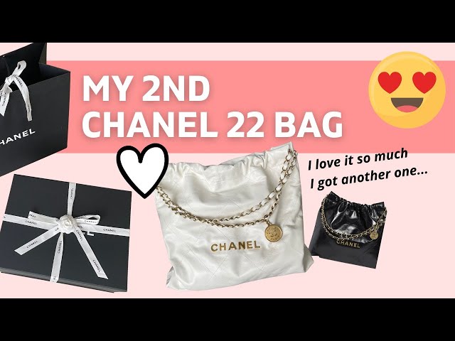 CHANEL 22 BAG MEDIUM WHITE 🤍 | Watch It Before Buying!
