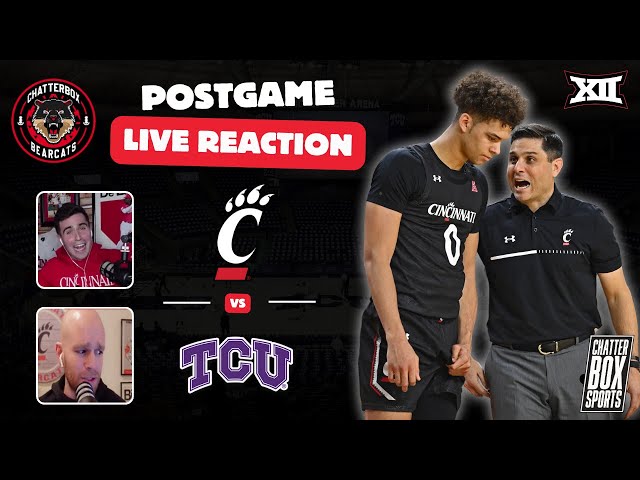 Cincinnati Bearcats blown out by TCU Horn Frogs and now NIT Bound | Chatterbox Bearcats | 2.24.24