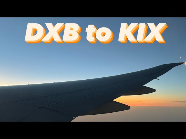 Smooth Landing from DXB to KIX