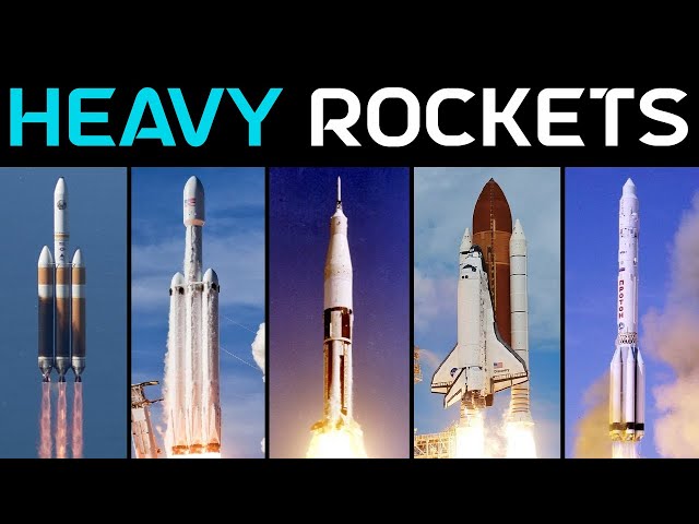 Heavy-Lift Rocket Launch Compilation