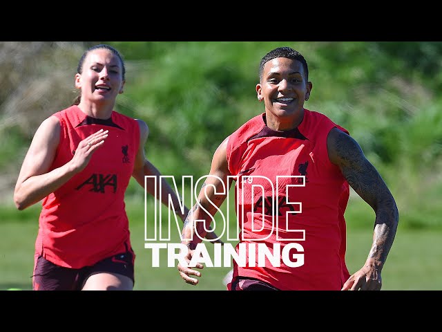 Inside Training: High spirits and intense five-a-sides for LFC Women