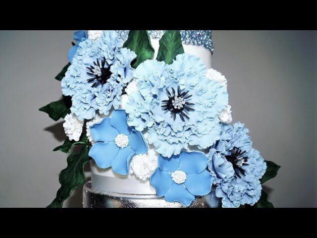 Cake decorating tutorials | how to make Fondant Flowers | Sugarella Sweets