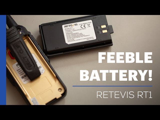 Retevis RT1 - Is the Battery Up to the Job?