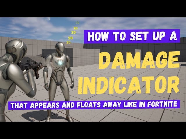 How To Set Up A Floating Damage Indicator - Unreal Engine 5 Tutorial