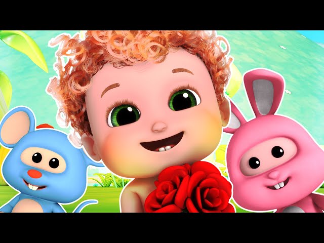 🌹Ringa Ringa Roses | Cartoon for kids |  Blue Fish Nursery Rhymes & Kids Songs | 4k baby rhymes 2024
