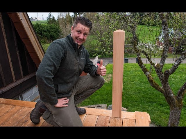 FTF #54 How To Install Handrail Posts, Quick And Easy